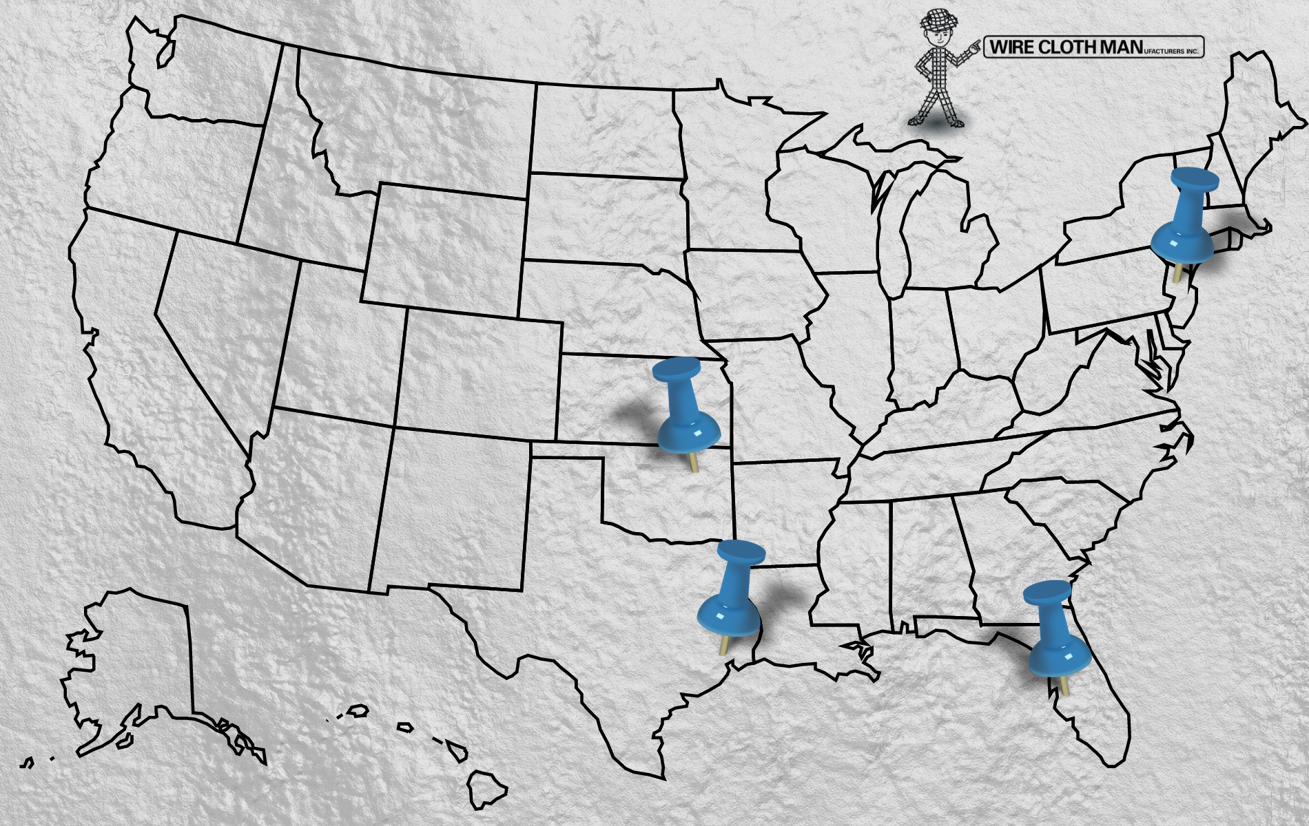 WCM Map - textured grey background