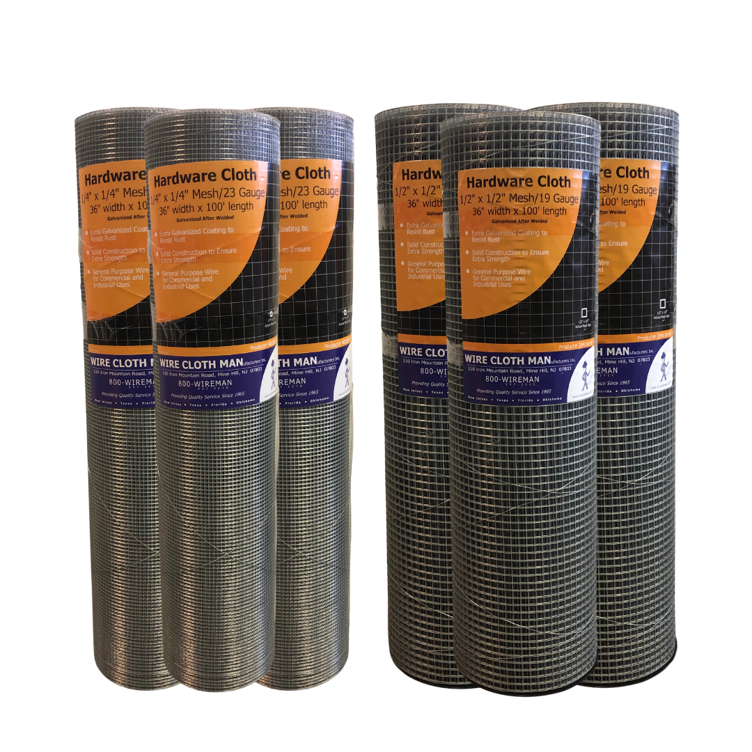 Hardware Cloth Rolls - 1-2 and 1-4